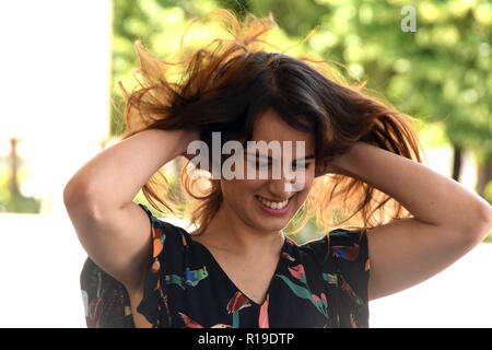 Rome  15 June 2018 - MAXXI  - film presentation DEI Angela Curri in the role of Valentina Credit Giuseppe Andidero Stock Photo