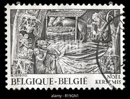 Postage stamp from Belgium in the  series issued in Stock Photo