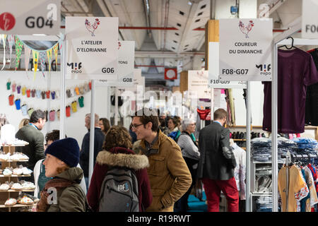 Paris, France. 10 November 2018. Visitors during the opening day of MIF Expo, a trade show for products made in France. The exhibition is open from the 10th to the 12th of November. © David Bertho / Alamy Live News Stock Photo