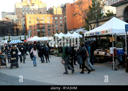 Friday market in Union Square, New York City, United States of America ...