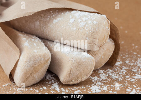 Traditional Colombian sweet called white cow leg jelly in spanish gelatina de pata de vaca Stock Photo