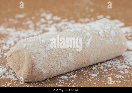 Traditional Colombian sweet called white cow leg jelly in spanish gelatina de pata de vaca Stock Photo