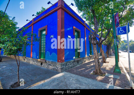 Coyoacan, Mexico-20 April, 2018: Frida Kahlo Museum Stock Photo