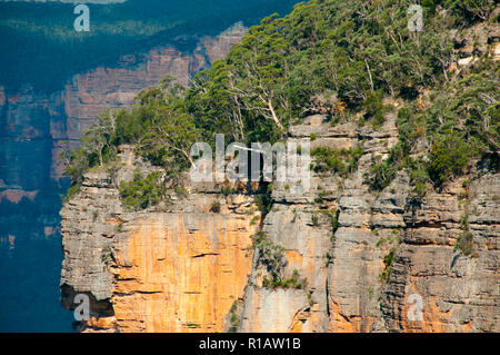 Govett's Leap Lookout - Blue Mountains - Australia Stock Photo