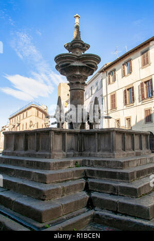 The Fontana Grande, Great fountain, in the eponymous square at