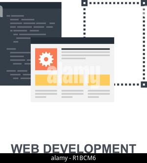 Web development concept icon Stock Vector Image & Art - Alamy