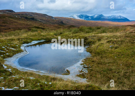 Destitution Road, Dundonnell, Wester Ross, Scotland, United Kingdom Stock Photo