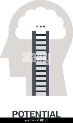 potential icon concept Stock Vector