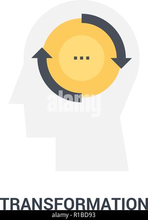 transfrormation icon concept Stock Vector