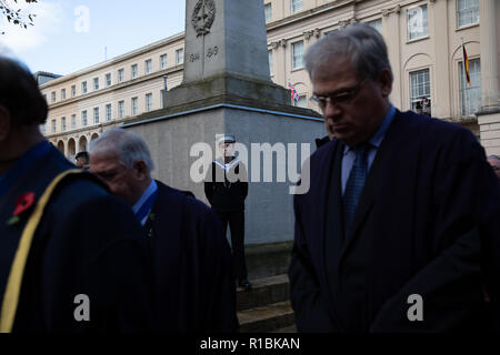 Cheltenham, UK. 11th Nov, 2018. Procession Credit: Victor Storublev/Alamy Live News Stock Photo