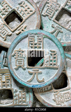 Tang Dynasty Coins Stock Photo