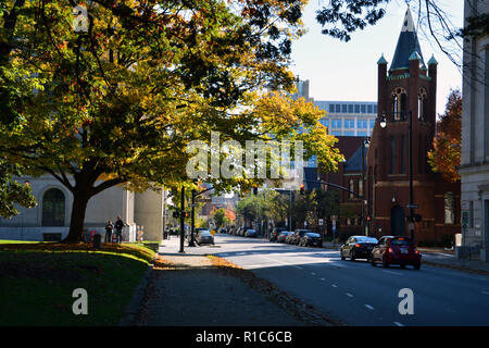 Salisbury Street in downtown Raleigh North Carolina. Stock Photo