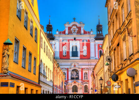 Collegiate Church of Our Lady of Perpetual Help and St. Mary Magdalene in Poznan, Poland Stock Photo