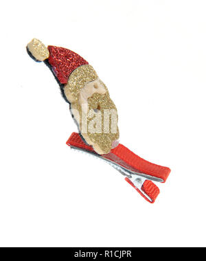 Christmas hair accessory for kids isolated on white background Stock Photo