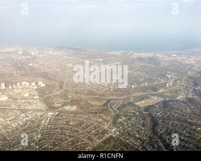 ARIAL VIEW OF TORONTO, ONTARIO, CANADA. Stock Photo