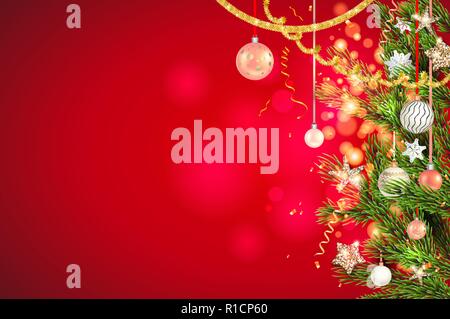 Red festive background Stock Vector
