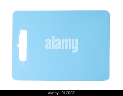 Plastic cutting board isolated on white background Stock Photo
