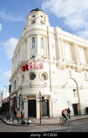 Scala, a former cinema turned nightclub and live music venue in Pentonville  Road, London, England, near King's Cross railway station Stock Photo - Alamy