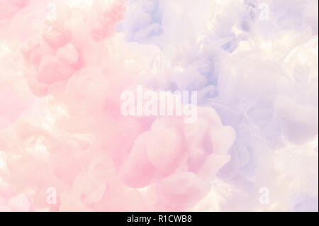 Ink splashes in the water. Abstract background for your design. Stock Photo