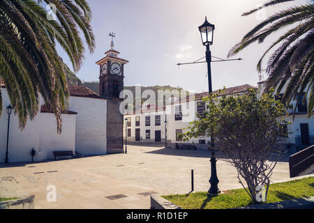 Pretty Town of San Juan de la Rambla Stock Photo