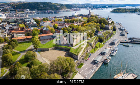 Akershus Fortress or  Akershus Festning, Oslo, Norway Stock Photo