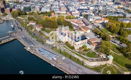 Akershus Fortress or  Akershus Festning, Oslo, Norway Stock Photo