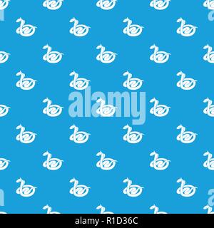 King cobra pattern vector seamless blue Stock Vector