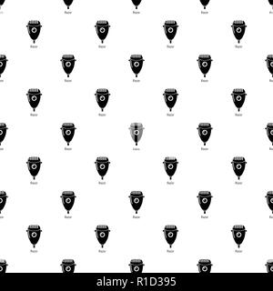 Razor pattern vector seamless Stock Vector