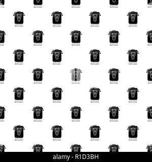 Multi cooker pattern vector seamless Stock Vector
