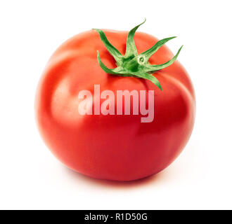 Red tomato isolated on the white background Stock Photo
