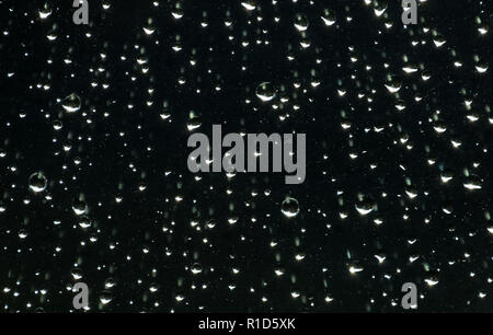 raindrops on window Stock Photo