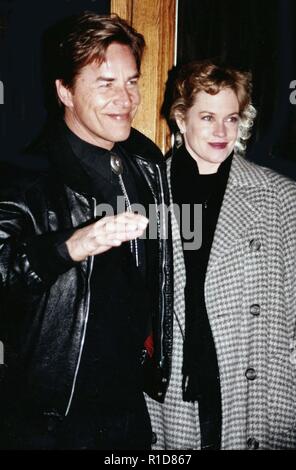 Don Johnson Melanie Griffith Undated Photo By John Barrett/PHOTOlink