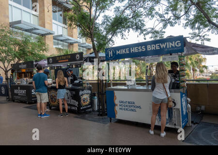 Drink concession stands in Petco Park, home of the San Diego Padres baseball team, San Diego, CA, United States. Stock Photo