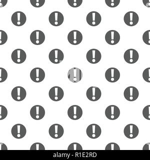 Exclamation point pattern seamless. Repeat illustration of exclamation point pattern vector geometric for any web design Stock Vector