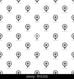 Bowling map pointer pattern seamless. Repeat illustration of bowling pointer pattern vector geometric for any web design Stock Vector
