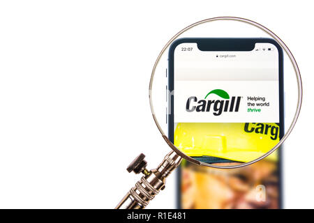 A logo sign outside of a Cargill poultry processing plant in Dayton,  Virginia on May 13, 2020 Stock Photo - Alamy