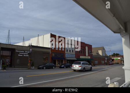 Main Street Historic Sweetwater, TN Stock Photo