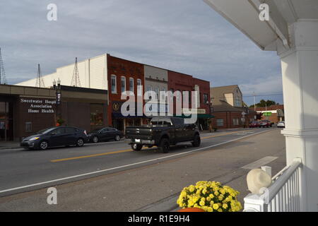 Main Street Historic Sweetwater, TN Stock Photo