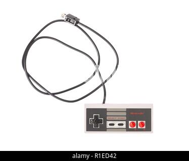 Nintengo NES controller Stock Photo