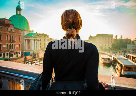 The Girl From Venice Stock Photo