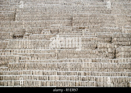 Details of Huaca Pucllana in Miraflores, Lima Stock Photo