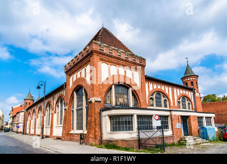 Old city market in Bydgoszcz, Poland Stock Photo