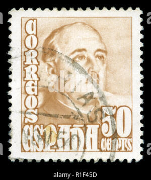 Postage stamps from Spain in the General Franco III 1948 1954