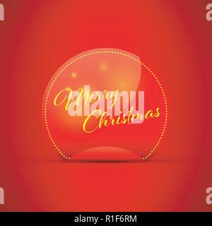 merry Christmas peeling sticker Stock Vector
