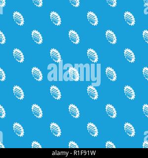 Vote emblem pattern vector seamless blue Stock Vector