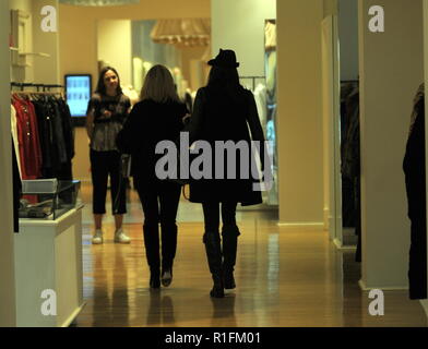 Elisabetta Gregoraci has lunch with a friend in Milan, Italy Stock Photo - Alamy