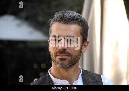 Rome Italy 12 Nov 2018 - Palazzo Dama Hotel - Presentation film COSA FAI A CAPOODANNO? Luca Argentero in the role of Mirko Credit: Giuseppe Andidero Credit: Giuseppe Andidero/Alamy Live News Stock Photo