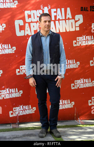 Rome Italy 12 Nov 2018 - Palazzo Dama Hotel - Presentation film COSA FAI A CAPOODANNO? Filippo Bologna film director Credit: Giuseppe Andidero Credit: Giuseppe Andidero/Alamy Live News Stock Photo