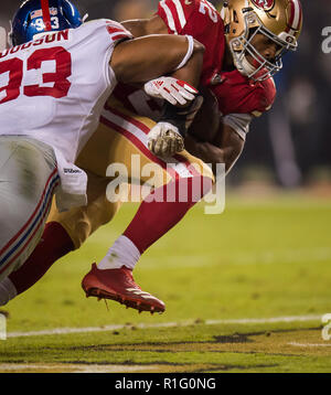 Santa Clara, CA, USA. 12th Nov, 2018. during a game at Levi's Stadium on Monday, November 12, 2018 in Santa Clara. Credit: Paul Kitagaki Jr./ZUMA Wire/Alamy Live News Stock Photo