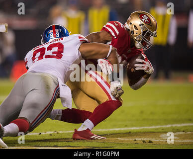 Santa Clara, CA, USA. 12th Nov, 2018. during a game at Levi's Stadium on Monday, November 12, 2018 in Santa Clara. Credit: Paul Kitagaki Jr./ZUMA Wire/Alamy Live News Stock Photo